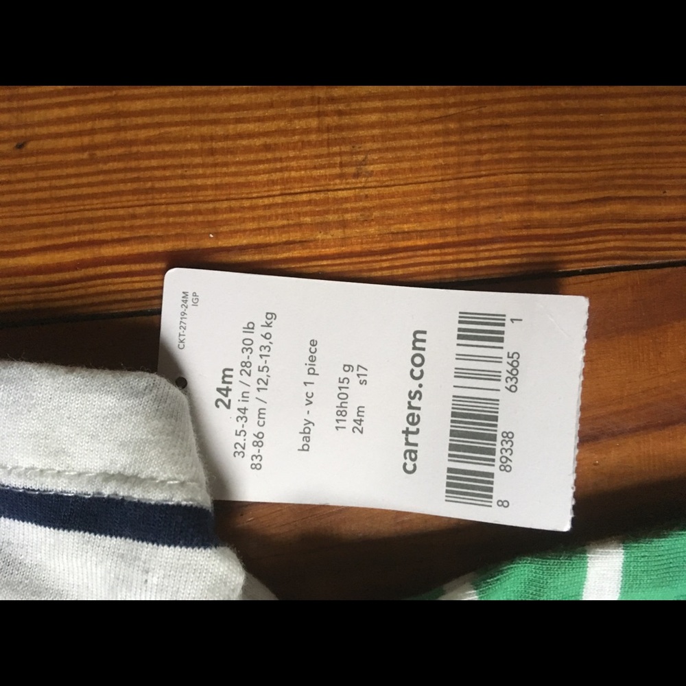 Carters Boat Onsie - Picture 2 of 2